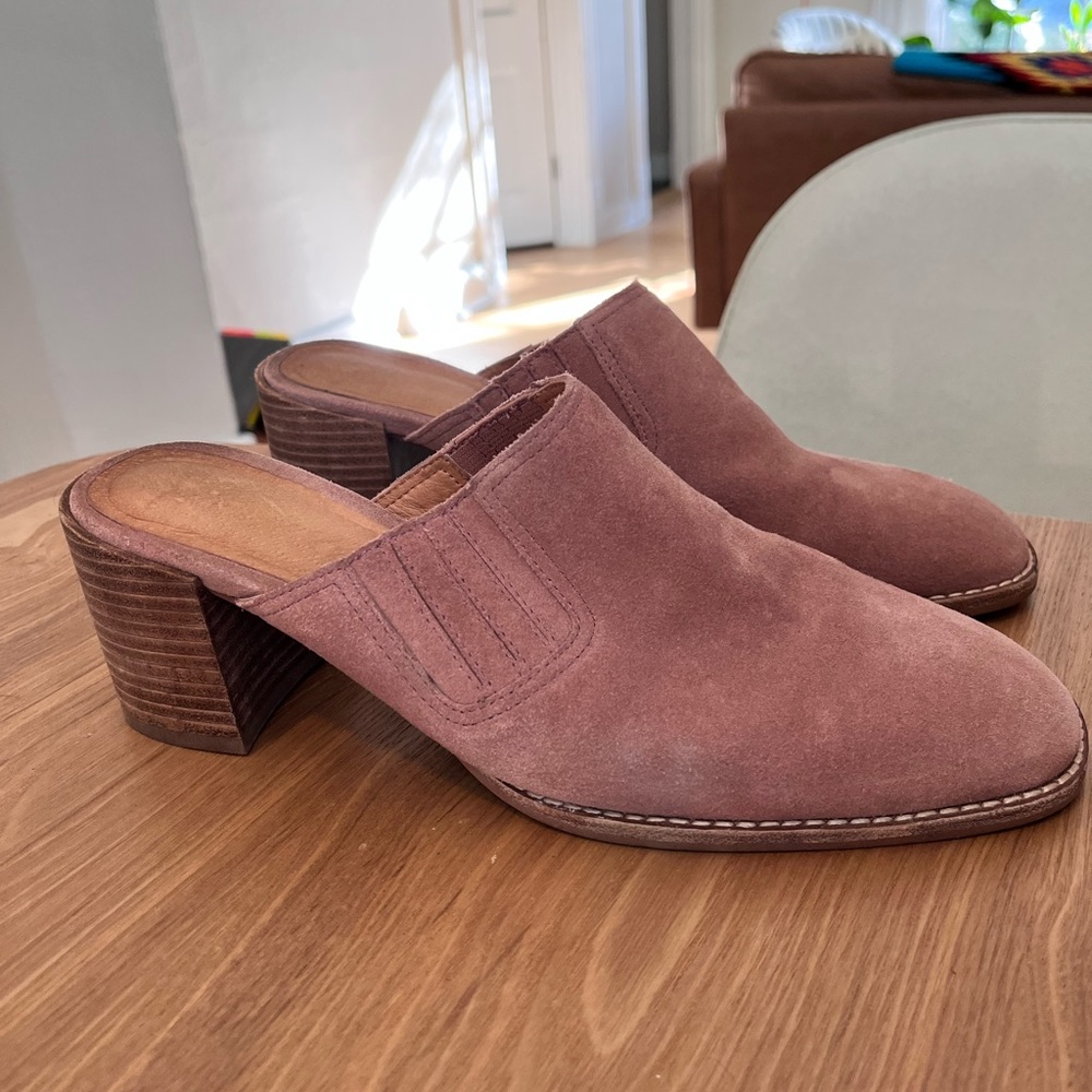 Pink madewell mules
